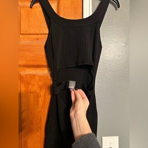 Open middle dress